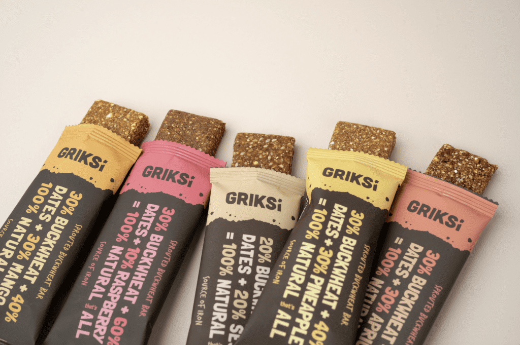 griksi buckwheat bars